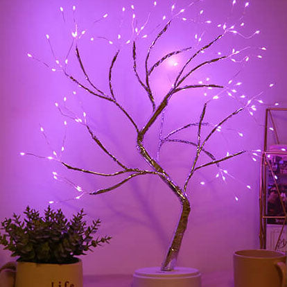 Skanto | LED Bordlampe med Fargerike Tre Lys