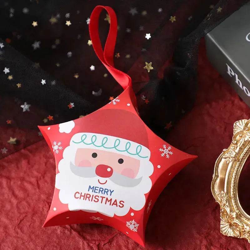 Skanto | Julegavebokser Julemann Godteriboks Stjerneformede Gleder til hjemmet Nyttår Xmas dekor Barnas gaver