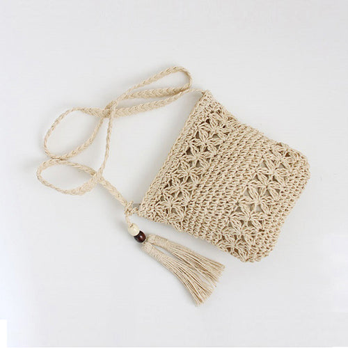 Hand-knitted crochet bag Skanto
