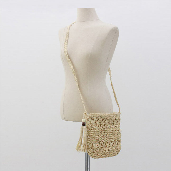 Hand-knitted crochet bag Skanto