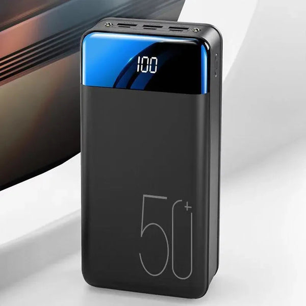 Norvo | 50000mAh Stor kapasitet powerbank Mobiltelefon Superrask lader Mobil strømkilde Nettbrett Laptop Ekstern strømkilde