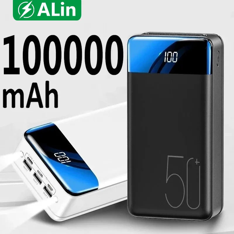 50,000mAh Powerbank med Hurtigladefunksjon | Skanto