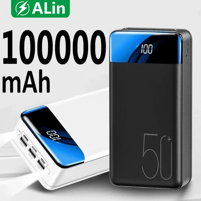 Skanto | PowerMax 50000 mAh Powerbank – Kraftig Lader for Ubegrenset Tilkobling