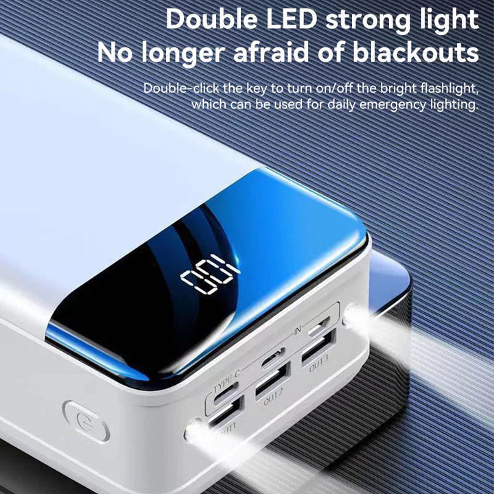 50,000mAh Powerbank med Hurtigladefunksjon | Skanto