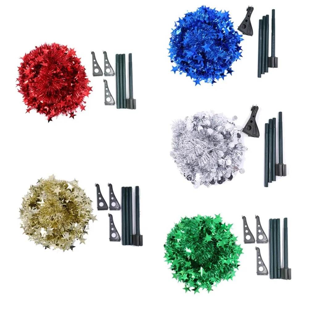 Skanto | Kunstig Glitter Opp Christmas Tree Med Stativ Vakker Sammenleggbare Kunstig Juletre For Juledekorasjoner