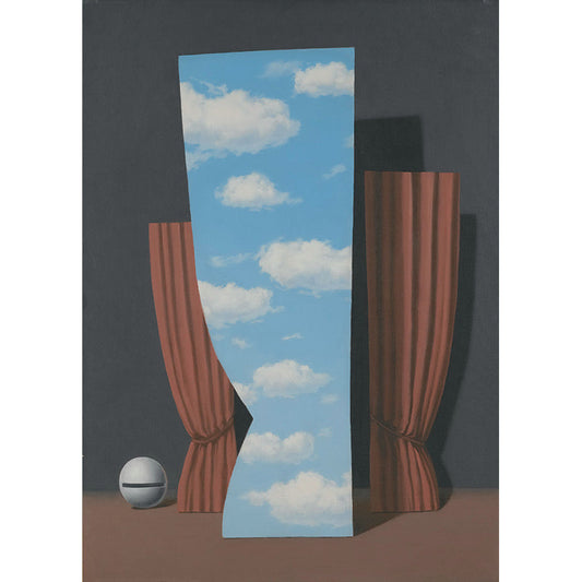 Norvo | Evocative Gioconda Tapet Veggbilder For Soverom Magritte Kunst Veggdekor, Skreddersydd