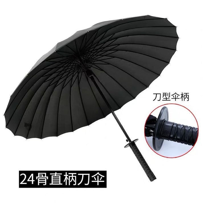 Dame Samurai-design foldeparaply med ergonomisk håndtak Skanto