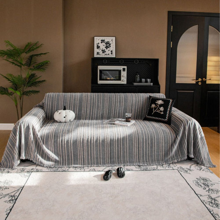 Skanto | Regal Stripes Chenille Sofa Cover