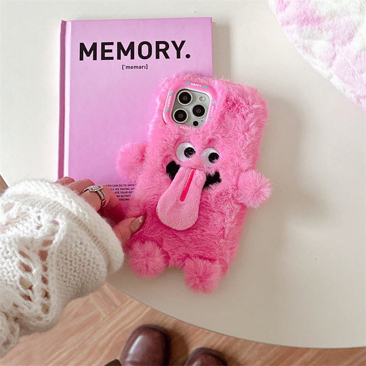Skanto | Morsom tungsten ut plush telefonholder for iPhone