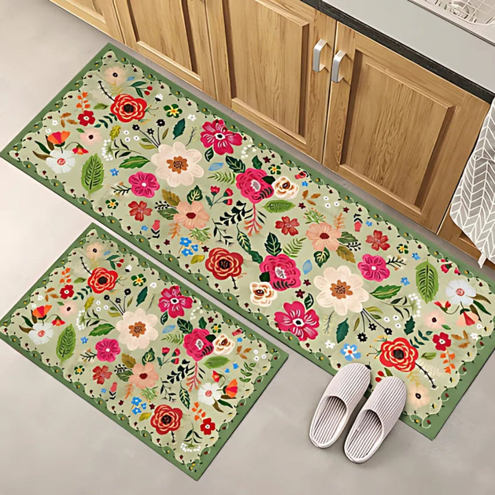 Skanto | Meadow Boho Floral Kjøkkenteppesett