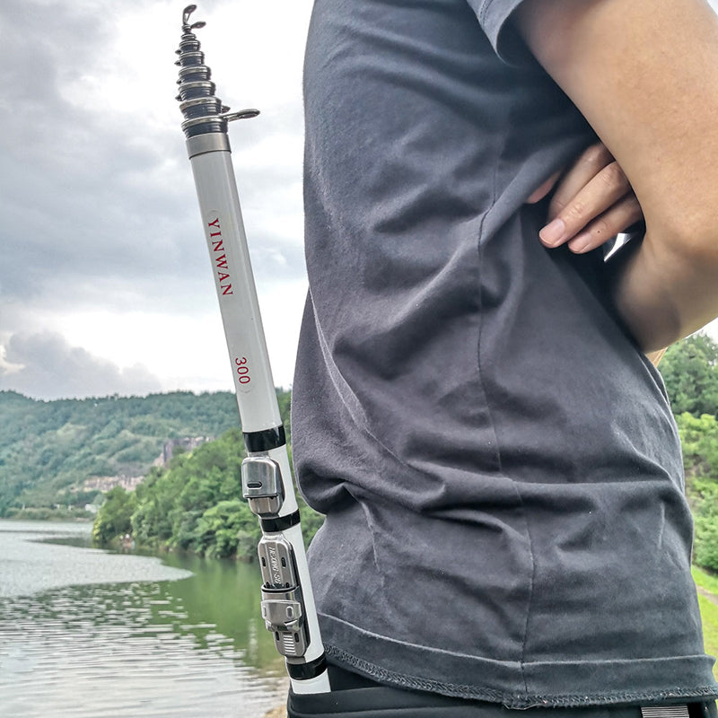 Skanto | Mini Sete Karbonfiber Teleskopisk Klippefiskestang