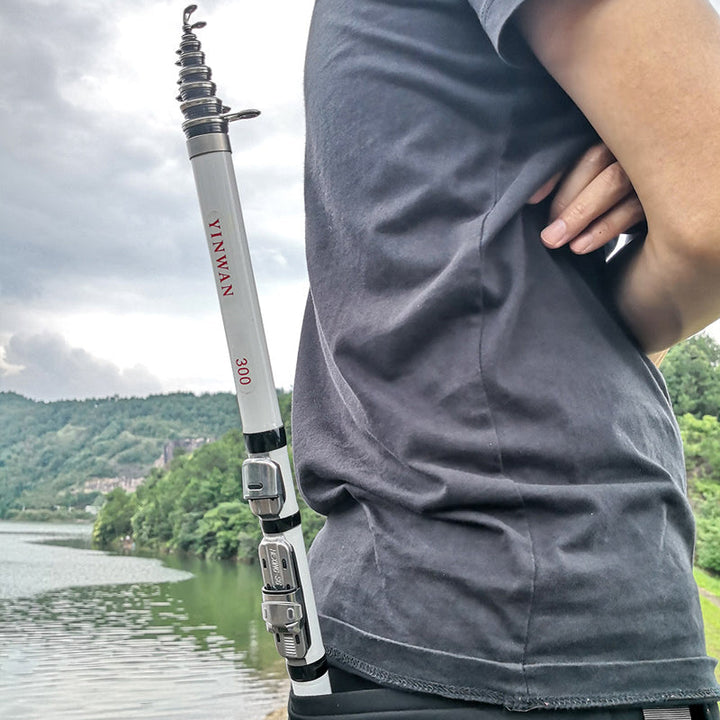 Skanto | Mini Sete Karbonfiber Teleskopisk Klippefiskestang
