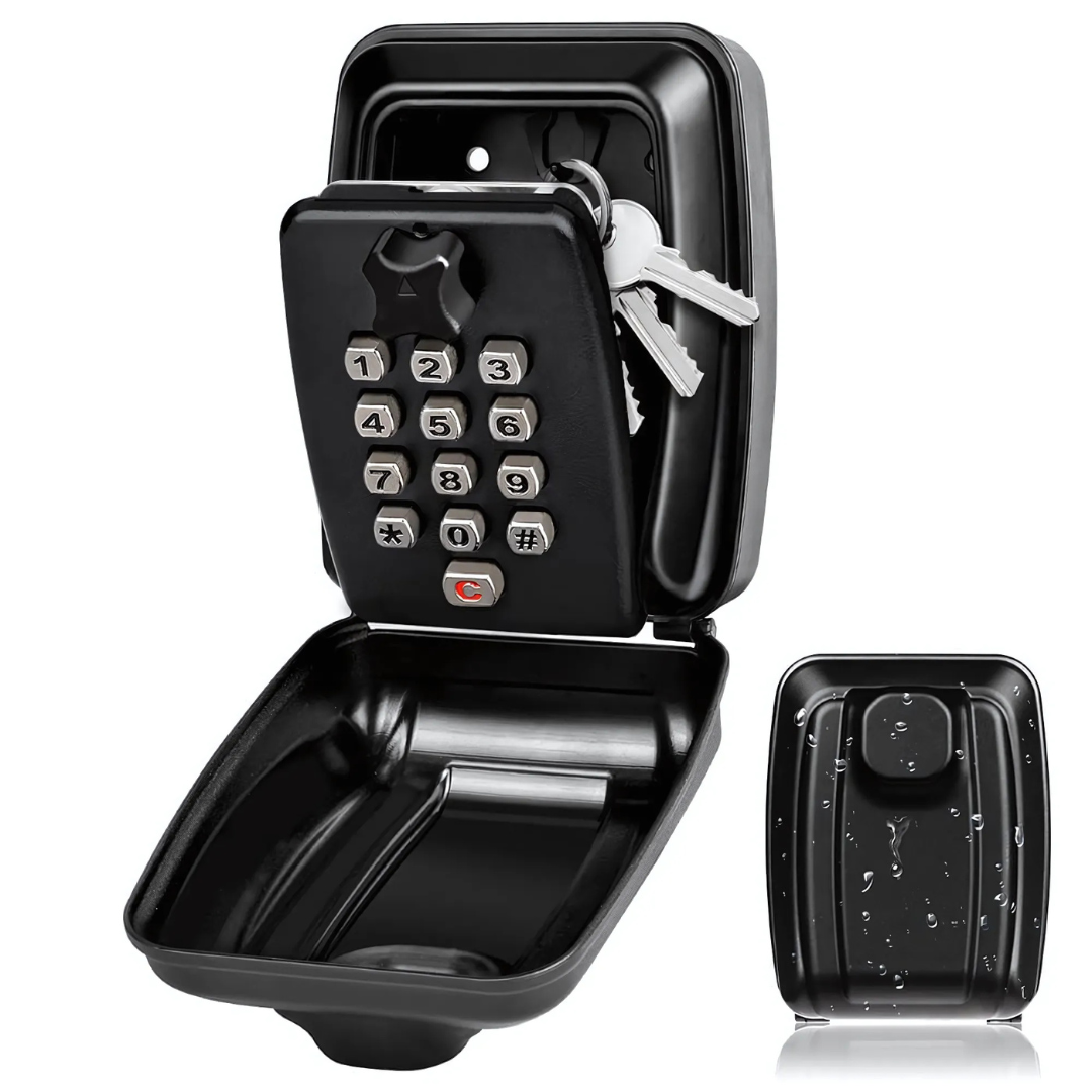 KeyGuard Utendørs Safe – Værbestandig Veggmontert Nøkkelboks | Skanto