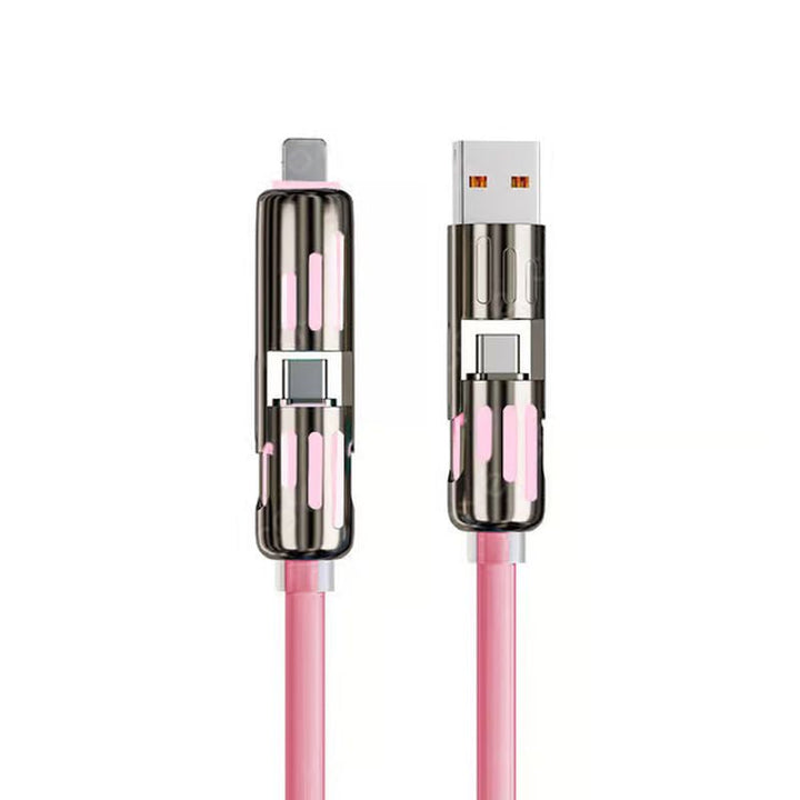 Skanto | 4 i 1 USB ladekabel MAX 240W hurtiglading