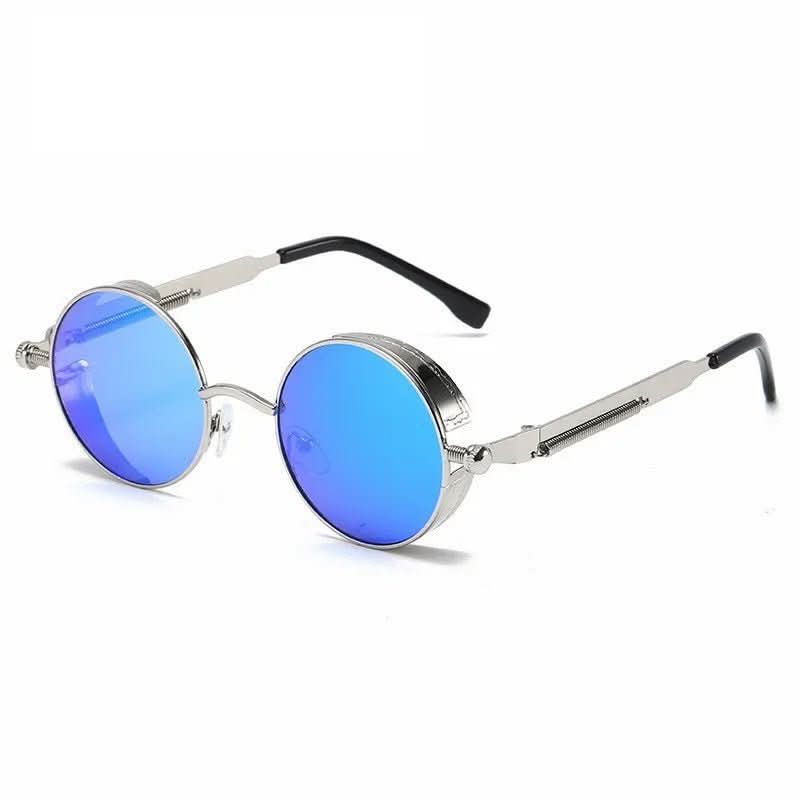 Runde Vintage-Sonnenbrille med UV400-Schutz og Retro-Design