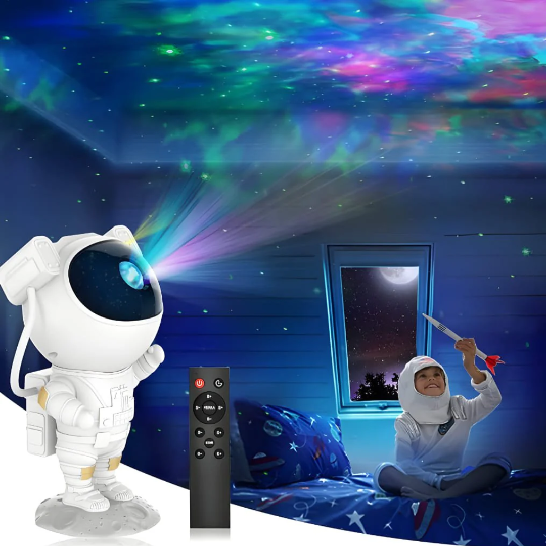 Astronaut Romlys Nattlys Skanto