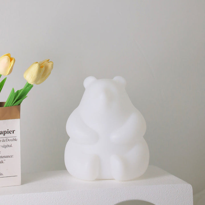 Skanto | Modern Creative Bear PE LED Table Lamp for Living Room