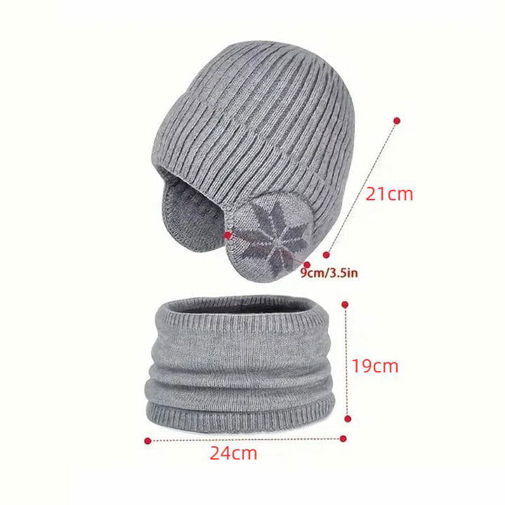 Skanto | Vinter Beanie Hue Skjerf Sett Varm Strikket Hue