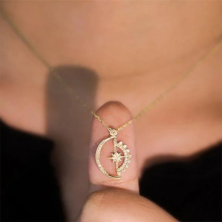 Skanto | Måne Og Stjerne Necklace