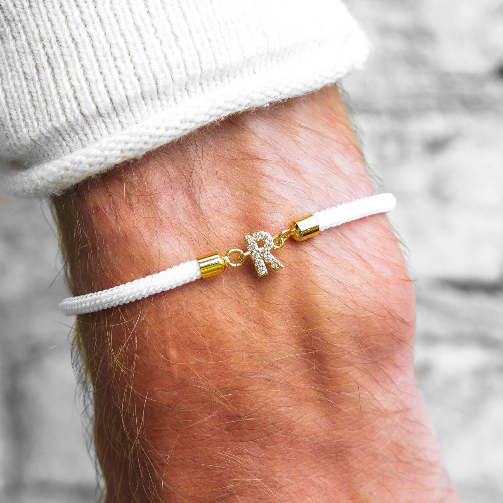 Skanto | Justerbare Bokstav Initial Armbånd