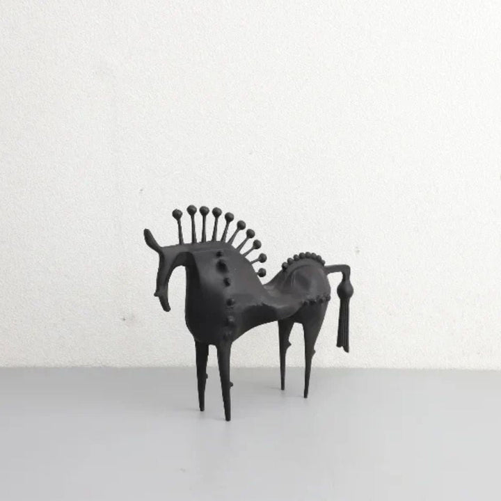 Skanto | Black Stallion Metall Skulptur