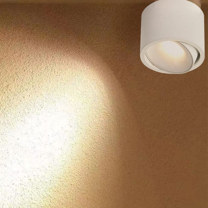 Skanto | Origo Minimalistisk LED Taklampe - Justerbar Rund Innfelt Lampe