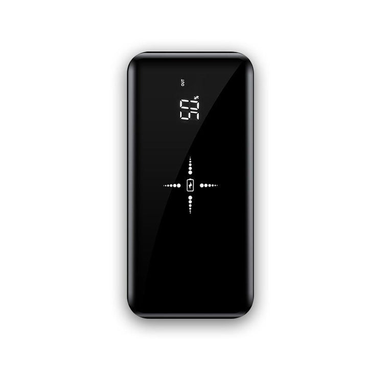 Skanto | Bærbar Trådløs Ultratynn 10000mAh Power Bank Med Digital LCD Skjerm Fullskjerm, Lading Av Tre Telefoner Samtidig