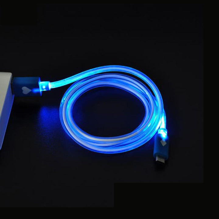 Skanto | LED USB Kabel - LED Flytende Synlig Lys Opp Luminescent Smart Lading