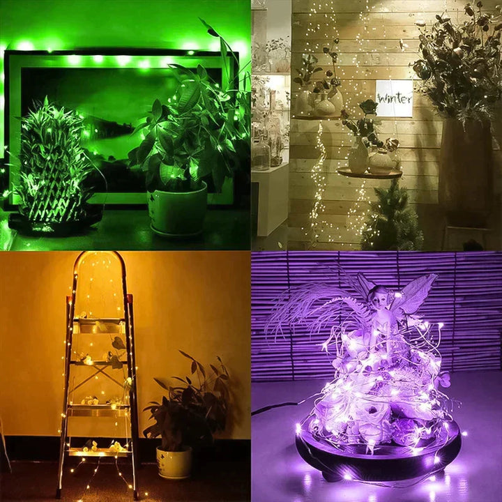LED Vinflaske Lys Kork Natt Lys DIY Dekor Løft - Stykke | Skanto