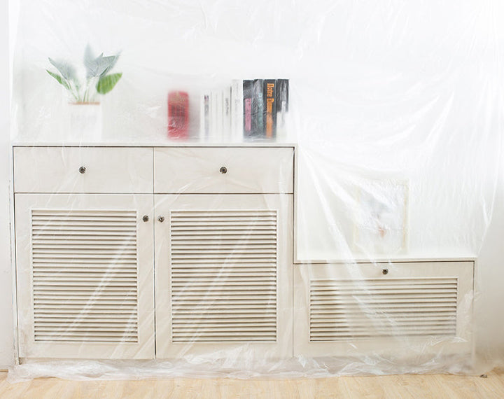 Skanto | Multi-purpose Clear Plastic Anti-dust Cover, Durable & Waterproof, for Sofa, Closet, Couch, Table & More