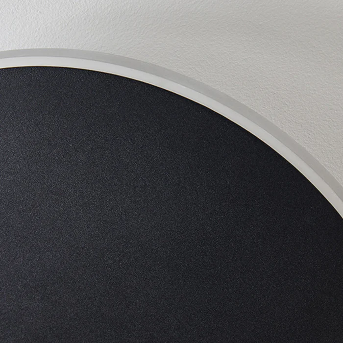 Elegant LED vegglys for utendørs bruk - Minimalistisk rund design | Skanto