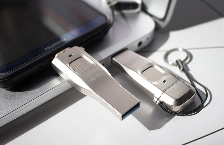 Skanto | USB3.0 Fingeravtrykk Kryptering USB Flash Disk med APP Administrasjonssystem, for Bedrifts / Personlig Datasikkerhet