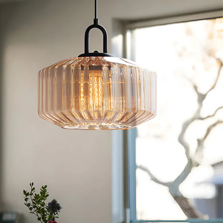 Skanto | Retro Farget Glass Pendellampe