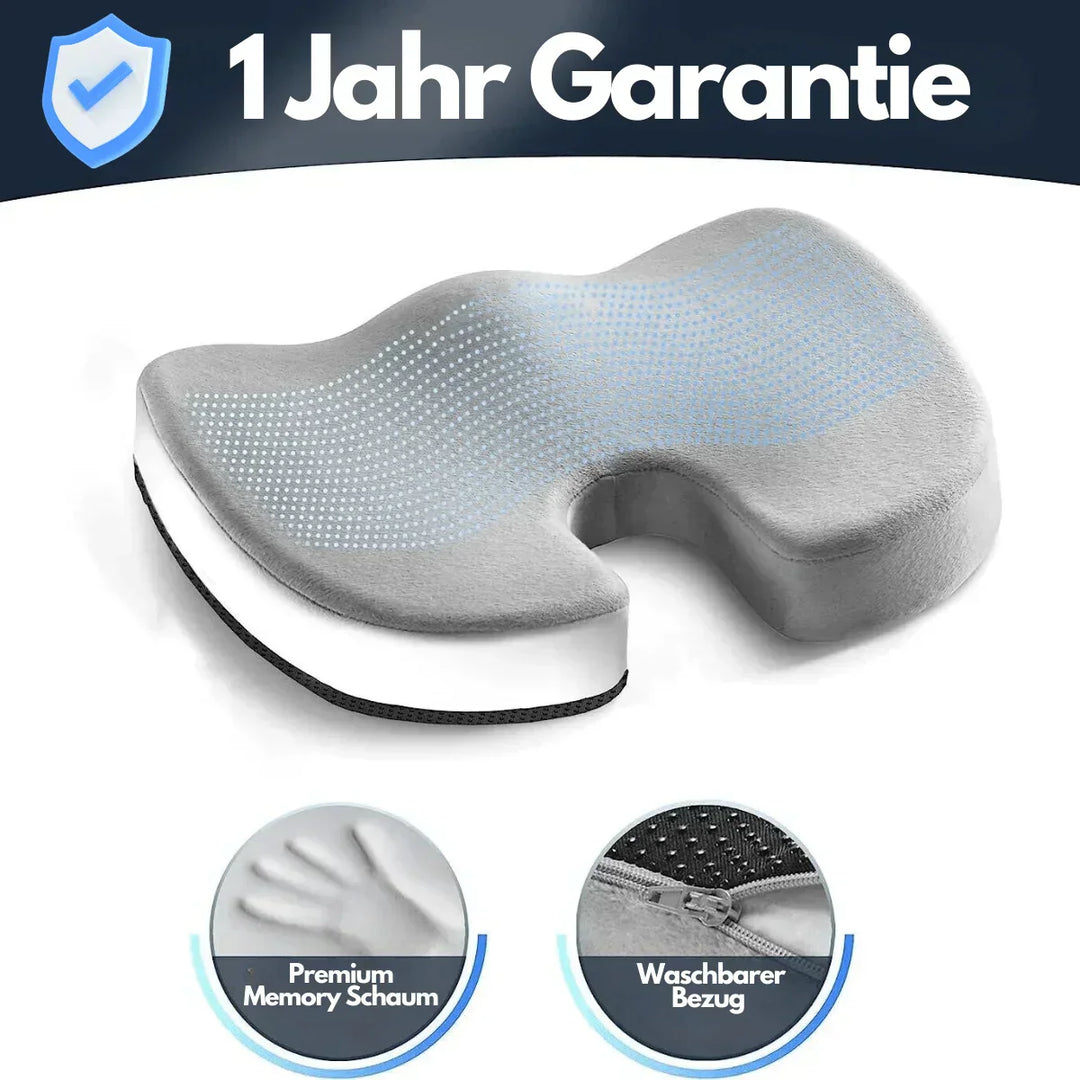Skanto | Ergonomisk 4D Komfort Setepute med Ortopedisk Støtte