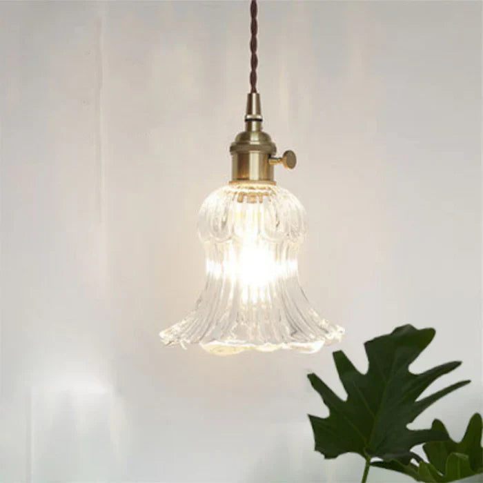 OpulentGlow Pendel – Elegant Glass Henge Lamp Skanto
