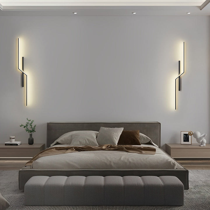 Skanto | Linjer Kreativ LED Moderne Minimalistisk Vegglampe Dekorative Vegglamper Belysning