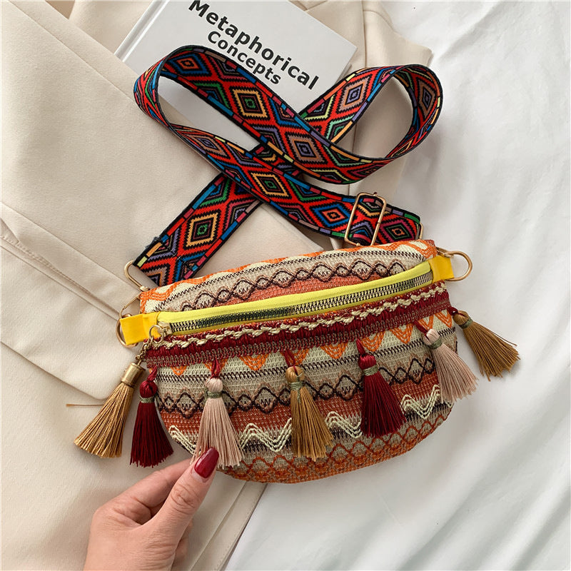 Skanto | Vintage Fargerik Livsveske