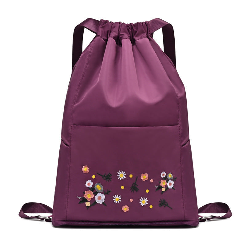 Skanto | Enkel brodert snorveske for yoga