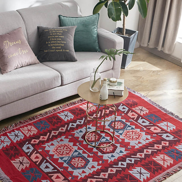 Bohemske strikkede kaster for sofasmykke | Skanto
