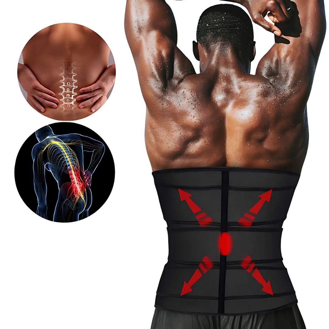 ThermoCore | Midjetrener Belte – Tredobbel Komprimering – Pustende Neoprenmaterial – Etter trening & Etter fødsel Bruk Skanto