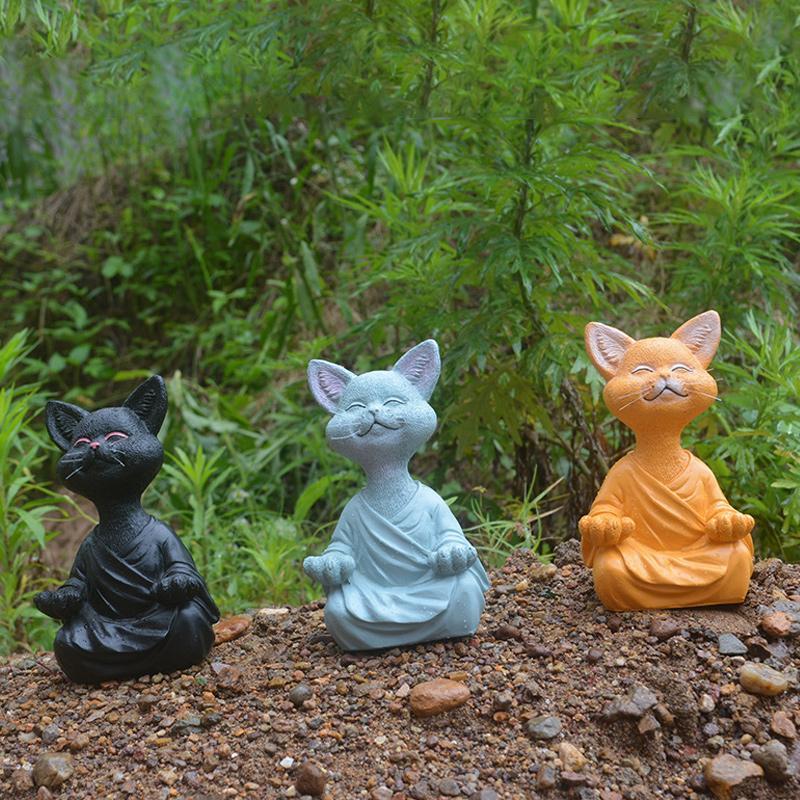 Happy Buddha Cat | Skanto