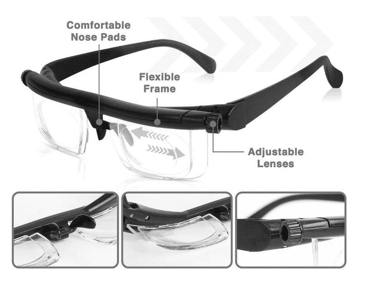 Skanto | VisionShift Adjustable Focusing Glasses