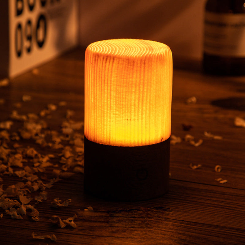 Skanto | LumiWood – LED bordlampe med batteri og berøringskontroll