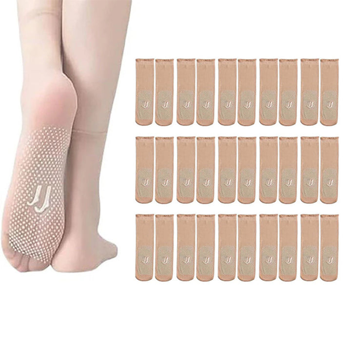 Skanto | Ultratykk non-slip ankelstrømper – pustende og elegant for hverdagsbruk