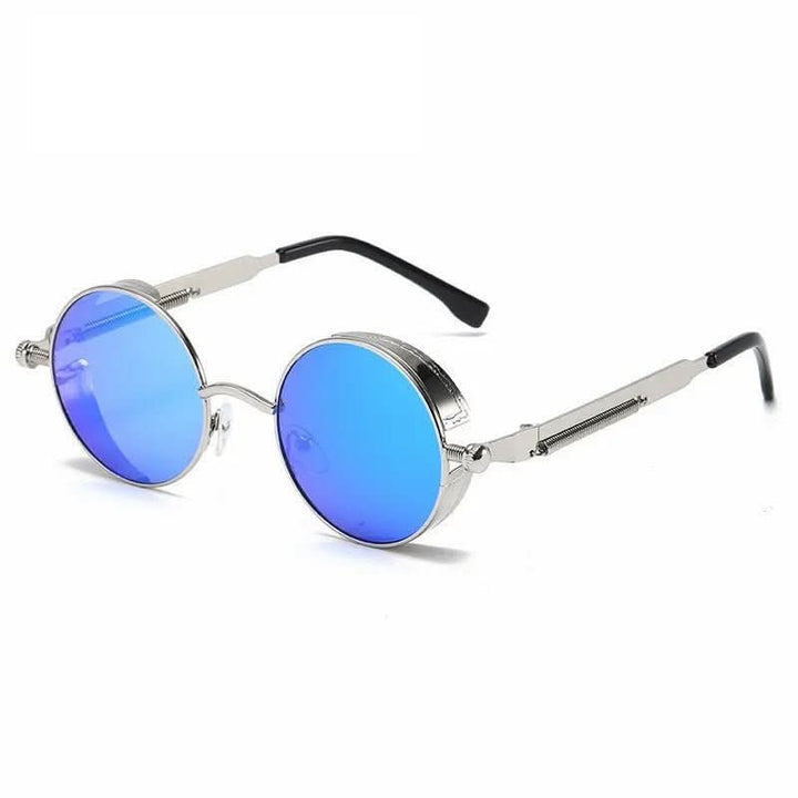 Runde Vintage-Sonnenbrille med UV400-Schutz og Retro-Design