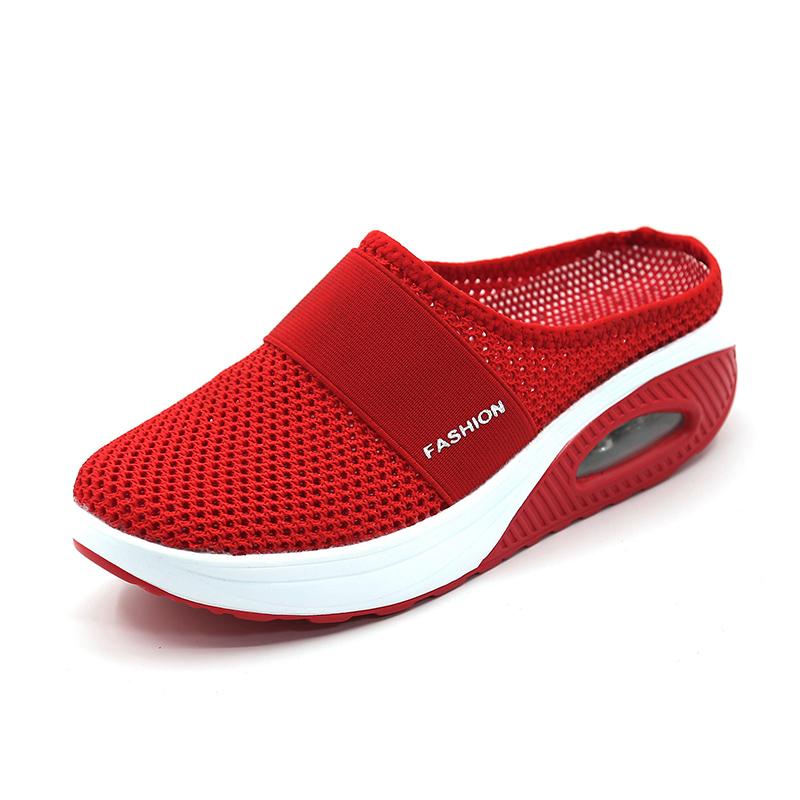 Skanto | Flate Slingback Sandaler Laget av Mesh