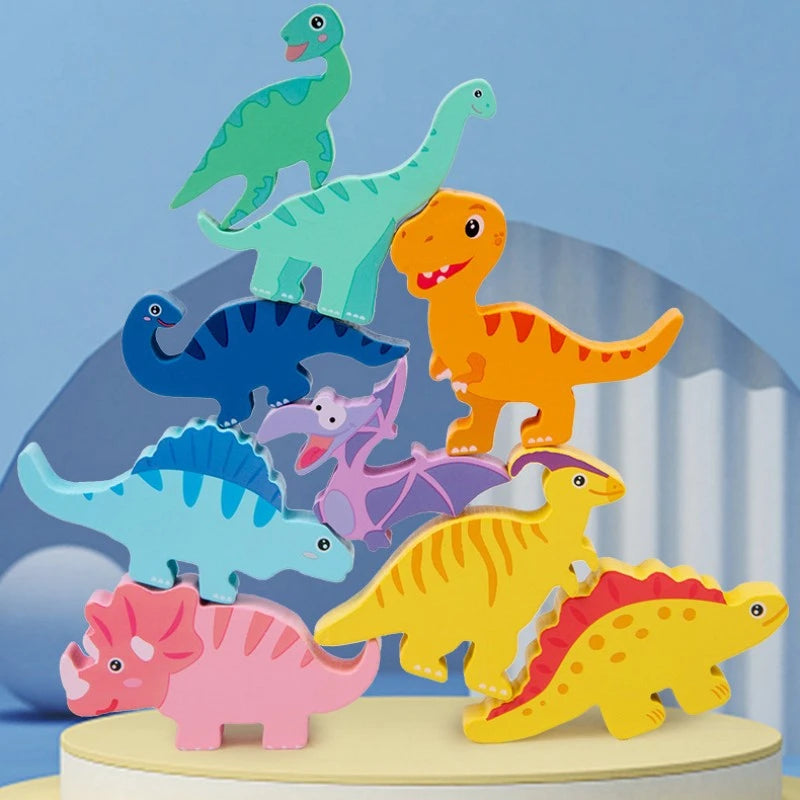 DinoStack Spill – Kreativt Staple Spill for Barn Skanto