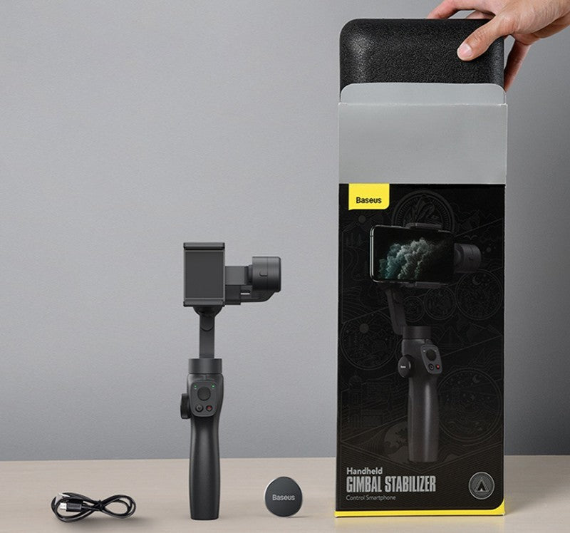 Skanto | Håndholdt Bluetooth Selfie-stang med tre-akset stabilisering, automatisk bevegelsessporing, panorering og multi-vinkel opptak