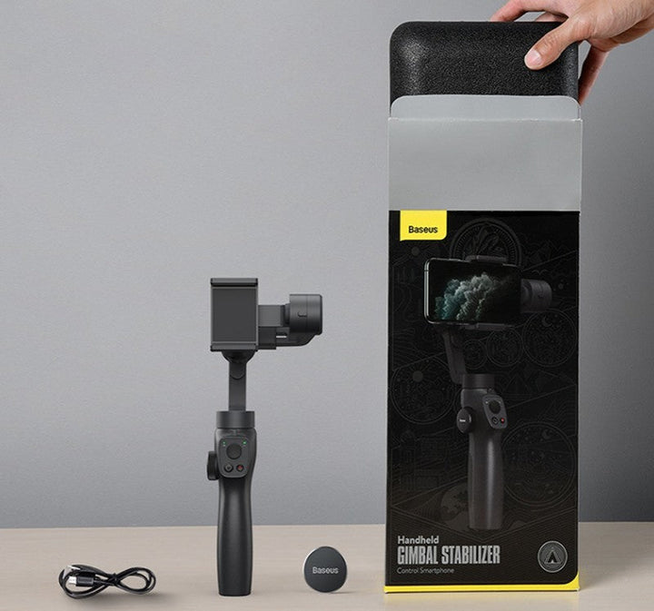 Skanto | Håndholdt Bluetooth Selfie-stang med tre-akset stabilisering, automatisk bevegelsessporing, panorering og multi-vinkel opptak