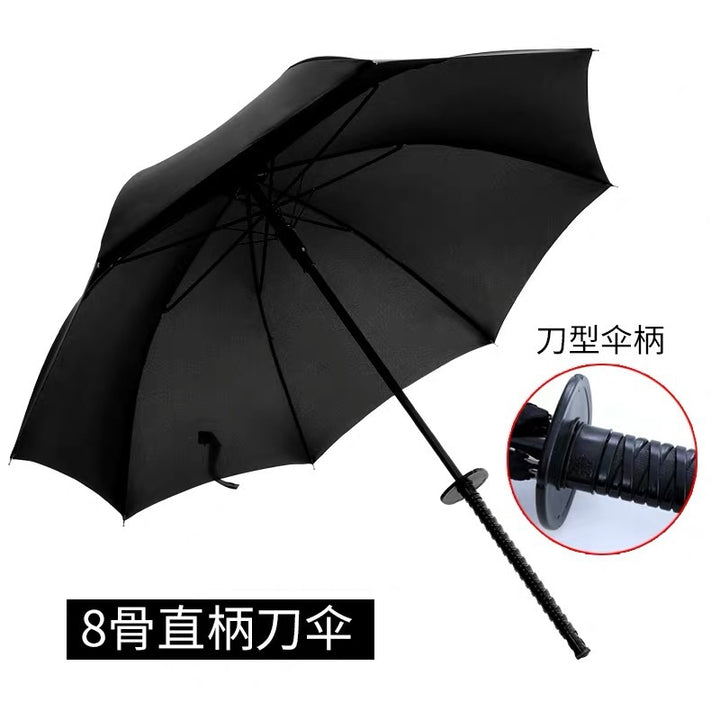 Dame Samurai-design foldeparaply med ergonomisk håndtak Skanto